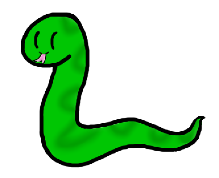 Silly Snake colored by dragonfruit4 on DeviantArt