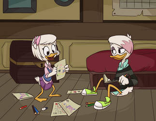 Ducktales Secret Santa: Art Time!