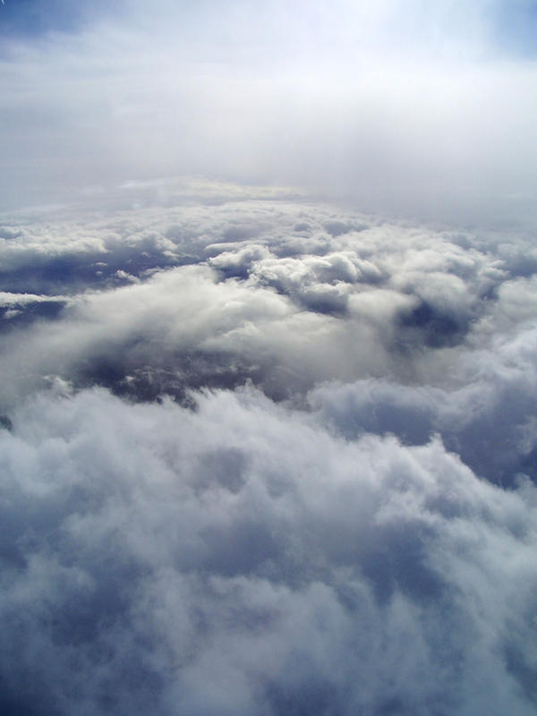 Between the Clouds by shadowed-light-waves