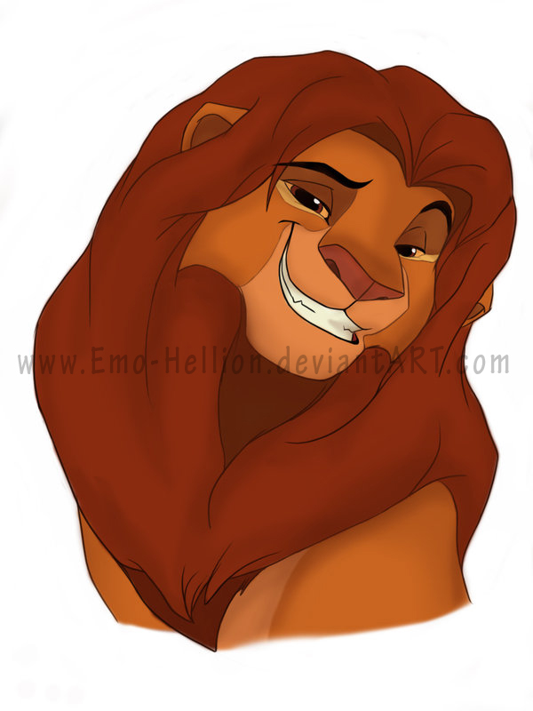 Simba Emo Adult Simba by Emo-Hellion on DeviantArt