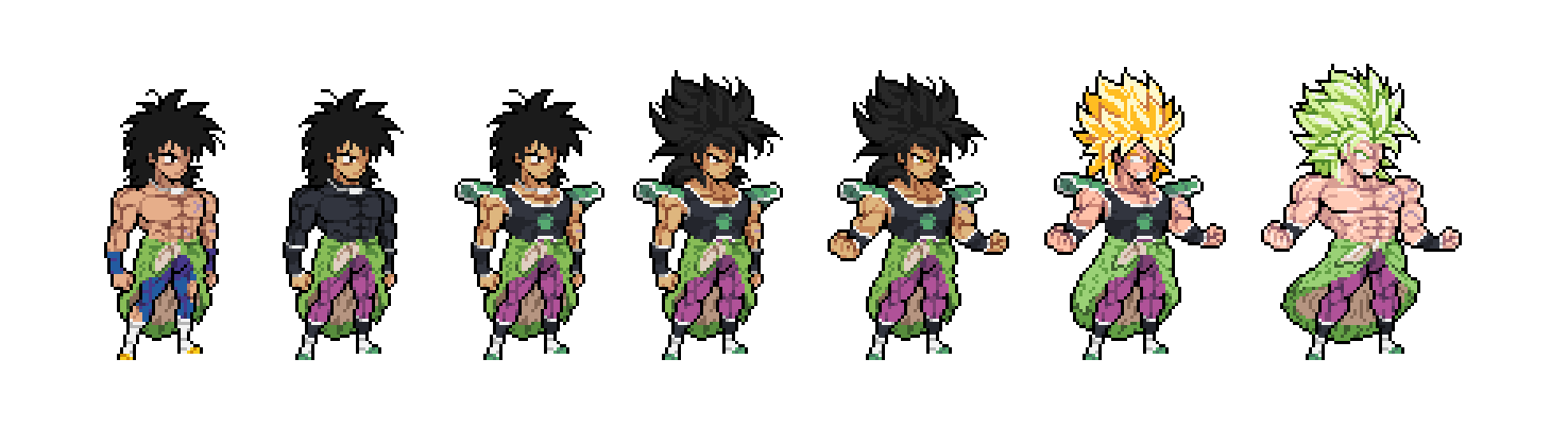 Dragon Ball Super: Broly - Broly All Forms by Eviscus on DeviantArt