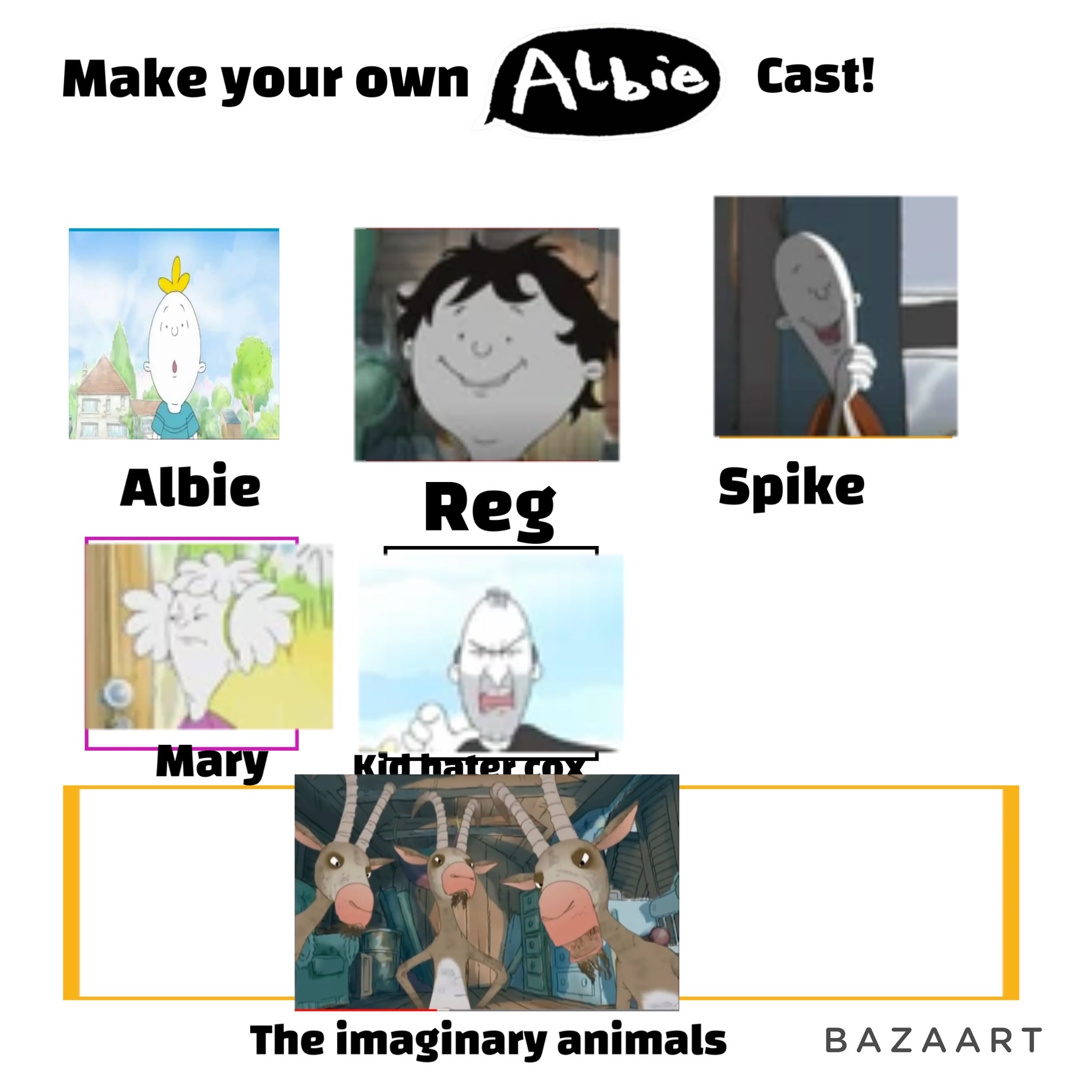 Make your own Albie cast! by nosexdholaqhace on DeviantArt