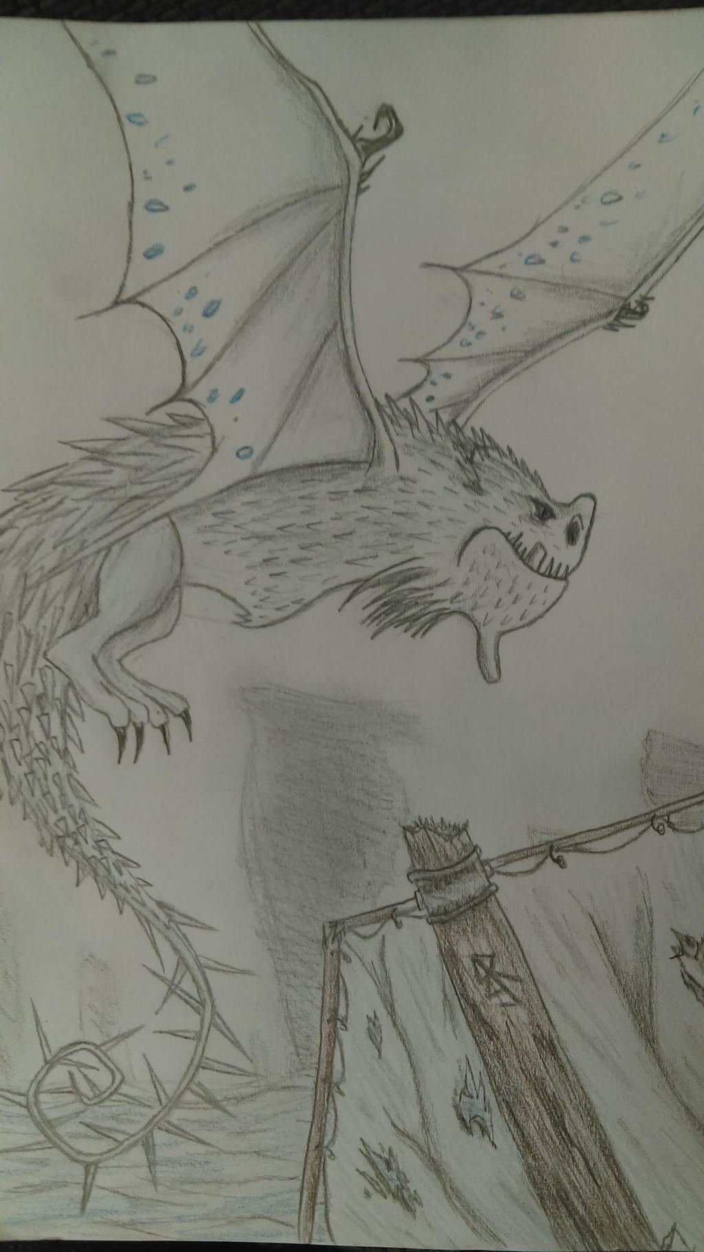 Httyd Snow Wraith HTTYD Snow Wraith 2 by ReginaldToaster009 on DeviantArt