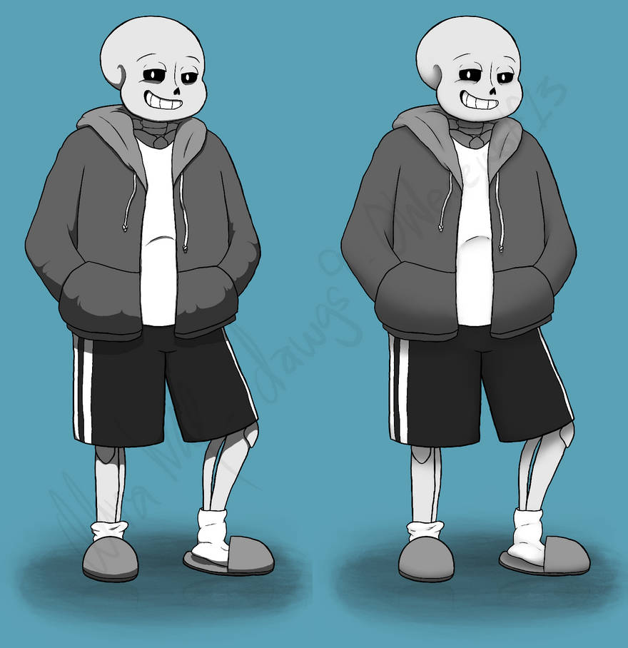 Shading Test Featuring Sans by OWerewolf13 on DeviantArt