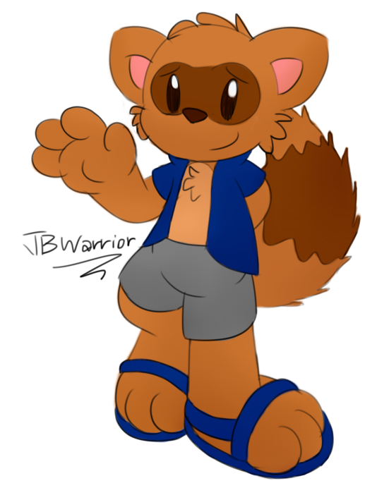 Cod The Racoon Daily Character #063 - Cody the Raccoon by JBtheShadow on DeviantArt