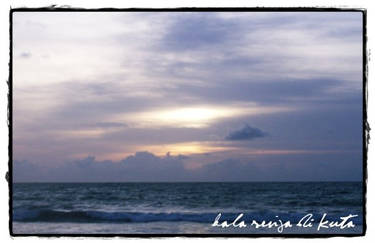 Nightfall in Kuta Beach - Bali