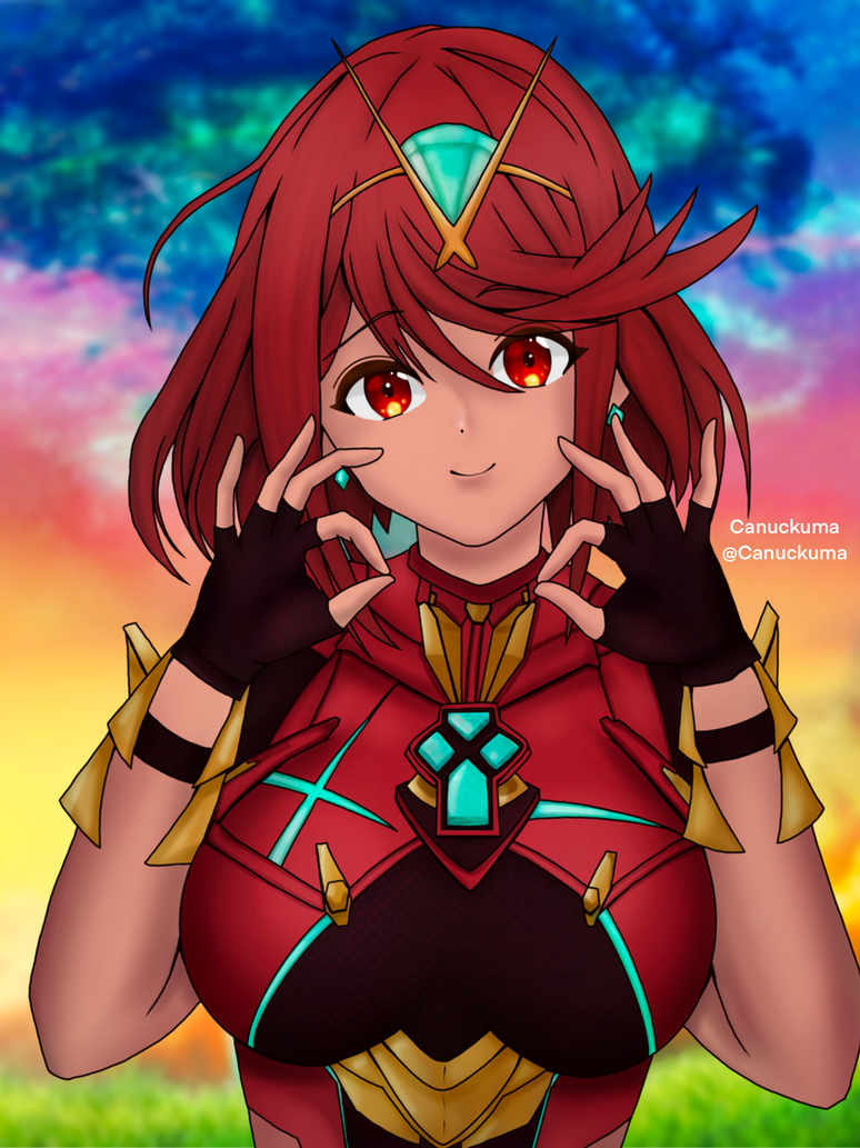 Pyra Fa Pyra: Her Smile by Canuckuma on DeviantArt