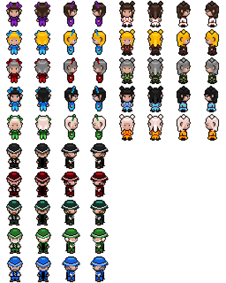 2D Pixel Art Character Base Design by Roloff by RoloffArt on DeviantArt
