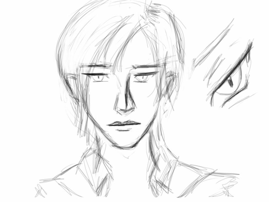 Face study - human Seferia by Seferia