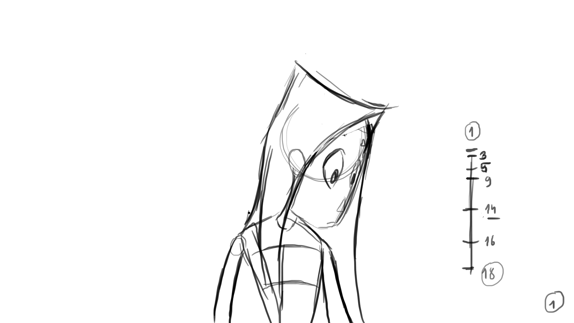 Head Exercise Animation Theresa 2d animation head turn exercise by pampd on DeviantArt