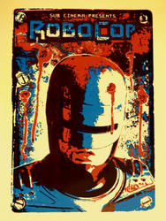 Robocop Screenprint Movie Poster