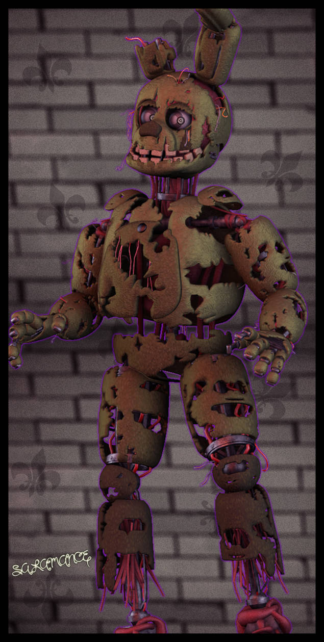 Springtrap Bone Springtrap Full body by Sallymance on DeviantArt
