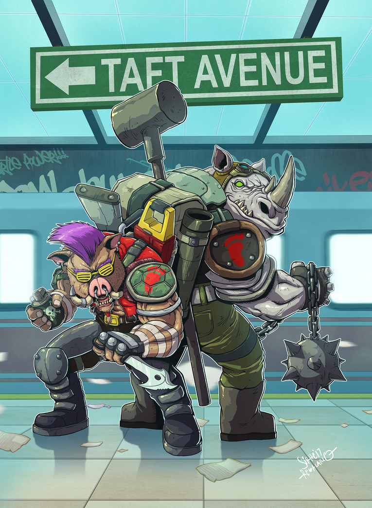Bebop Rocksteady by shinsirhc on DeviantArt