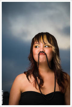 jenn - necklace mustache