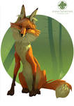 Golden Fox by Noukah