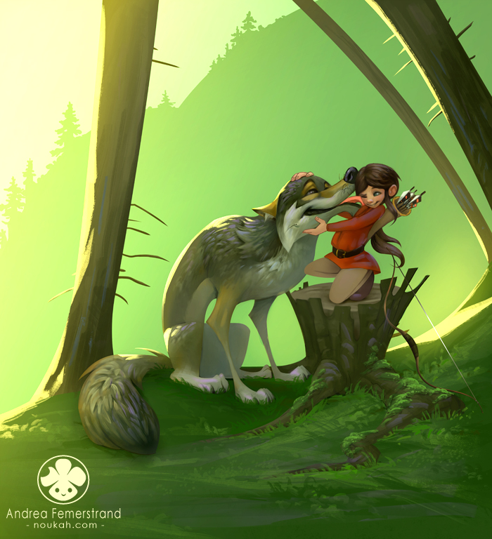 short story the wolf by noukah on