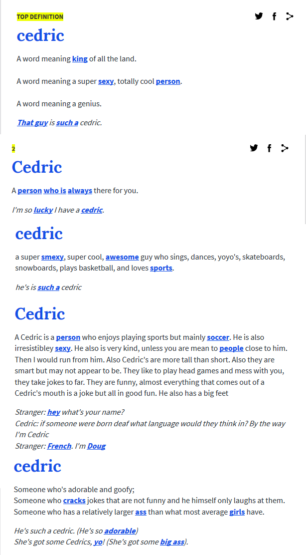 Meaning of my name according to Urban Dictionary. HA!