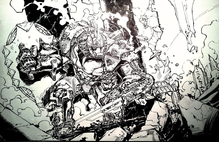 Inked Warforge/Mech - Still WIP.