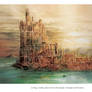 Kings Landing Watercolor - Game of Thrones print