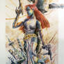 Mystique Fatale  - Watercolor - X-Men