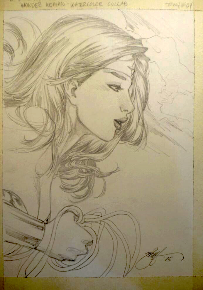 Wonder Woman - Dawn of Justice - Pencils by dreamflux1