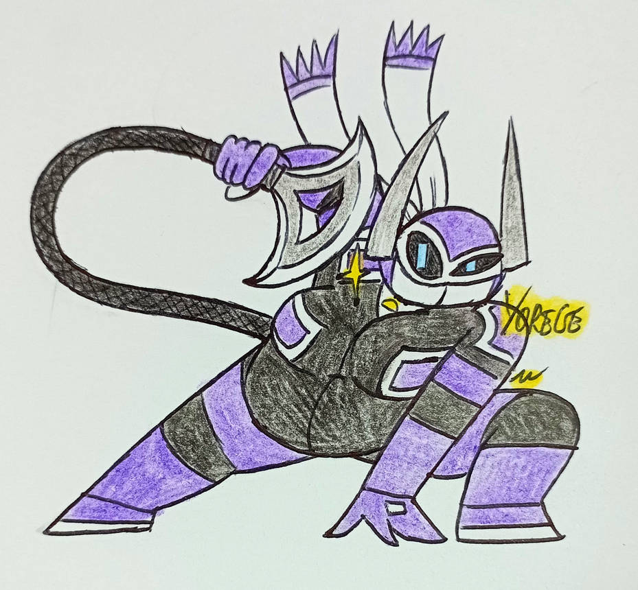Purplet-Demon Action Posing by YoregeSacraft on DeviantArt