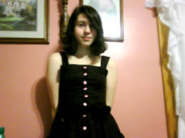 me in my new dress