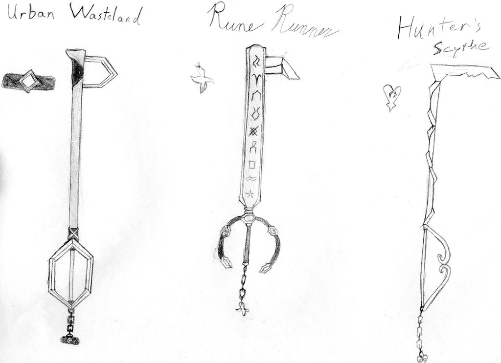 Keyblades and Weapons by ComebackToTheWorld on DeviantArt
