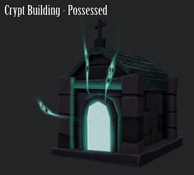 Crypt Building - Possessed - 3D Render