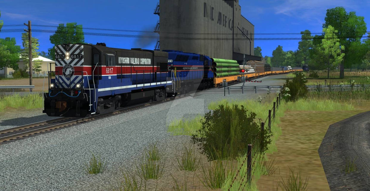 Materials Train with a U30B on point by SanoKiyoshiro on DeviantArt