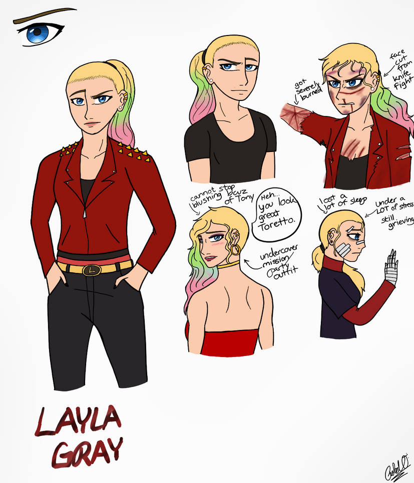 Layal Gray Layla Gray (My Style) by rebelfyre77 on DeviantArt