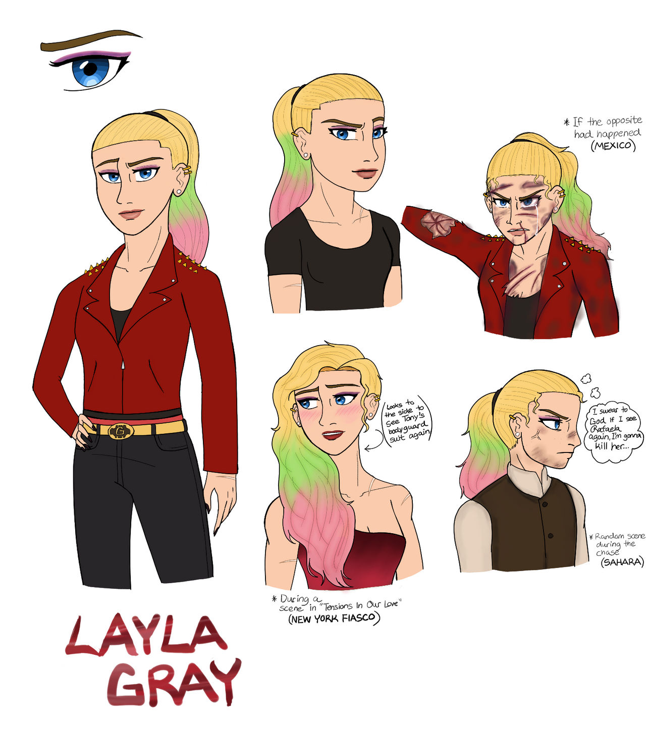 Layal Gray Layla Gray (Redraw) by rebelfyre77 on DeviantArt