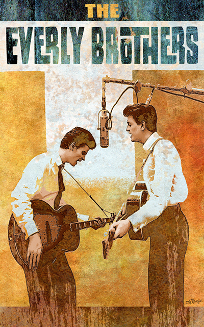 The Everly Brothers - Poster