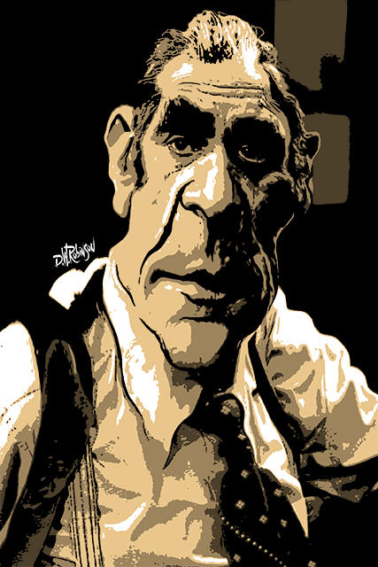 Abe Vigoda as Detective Phil Fish by wooden-horse on DeviantArt