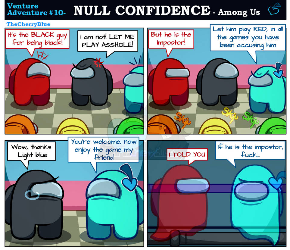 Venture Adventure- Null Confidence Among Us by TheCherryBlue on DeviantArt