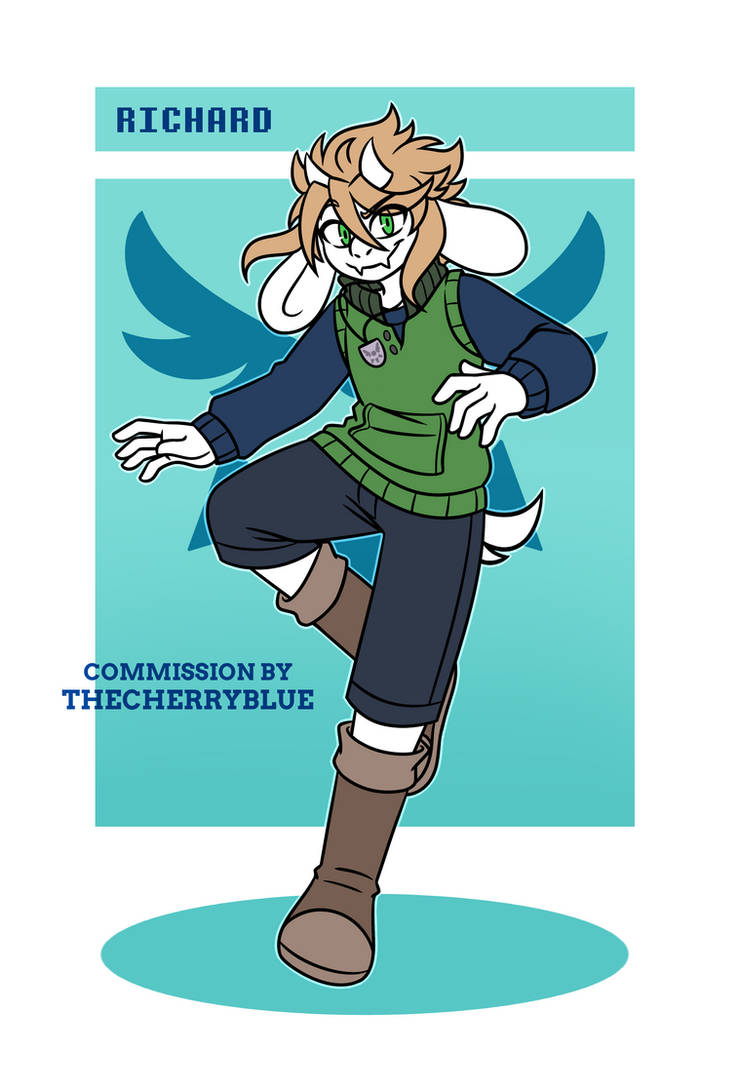 Flats Deviantart COMMISSION FLAT COLOR- Richard by TheCherryBlue on DeviantArt