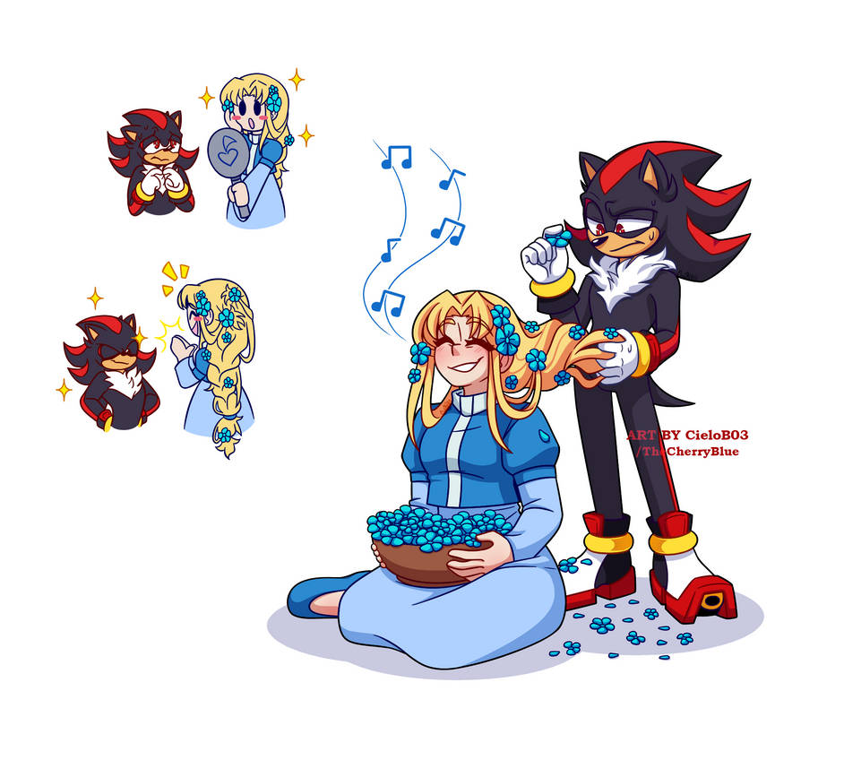 Shadow The Hedgehog And Maria Robotnik By TheCherryBlue On DeviantArt shadow-the-hedgehog-and-maria-robotnik-by-thecherryblue-on-deviantart