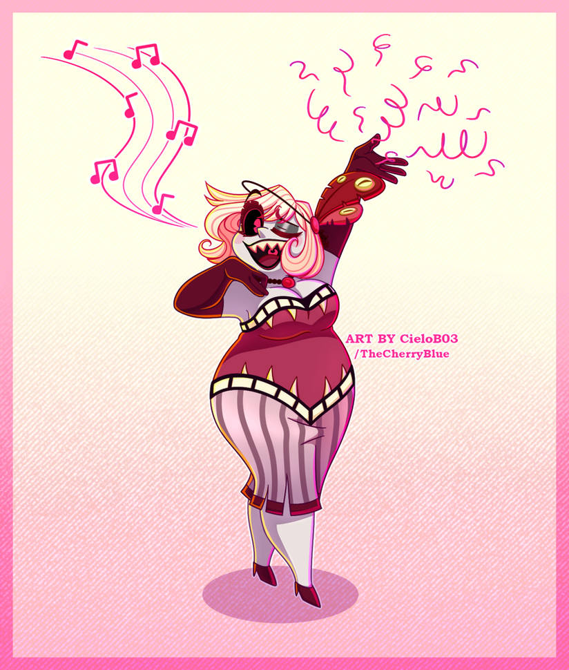 Mimzy Hazbin Hotel Fan Art. by TheCherryBlue on DeviantArt