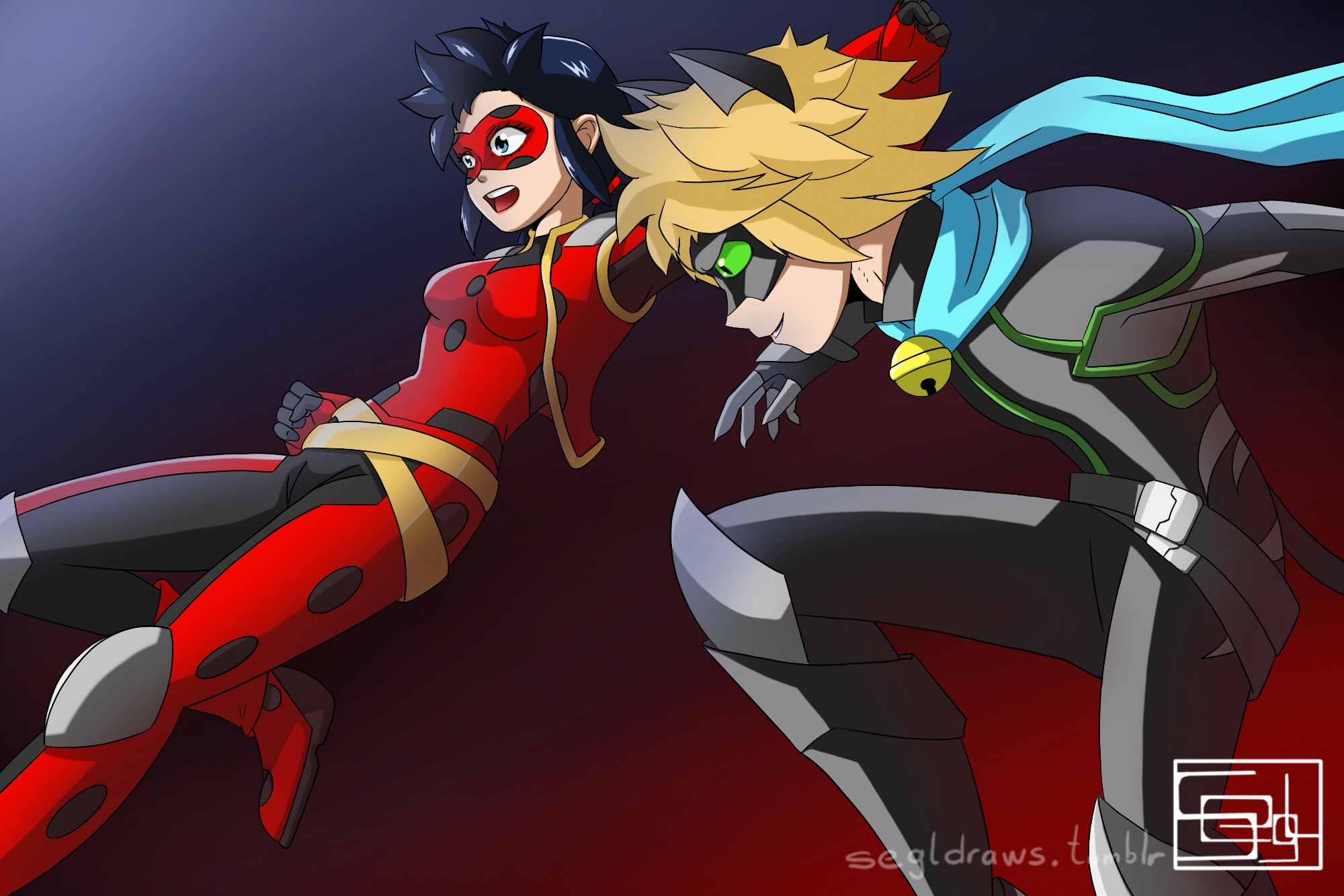 Miraculous Hero Academia by SEGLDRAWS.deviantart.com on