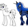 MLP Chrome Masquerade and Princess Luna