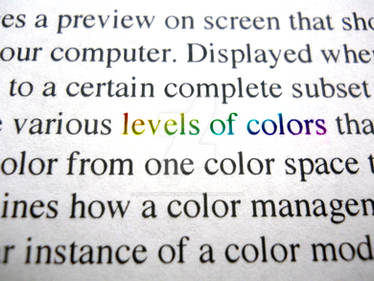 Levels of Colors