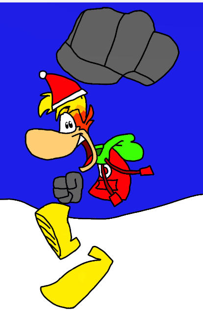 Crossover Christmas Day 10: Rayman by fiendfuntime on DeviantArt