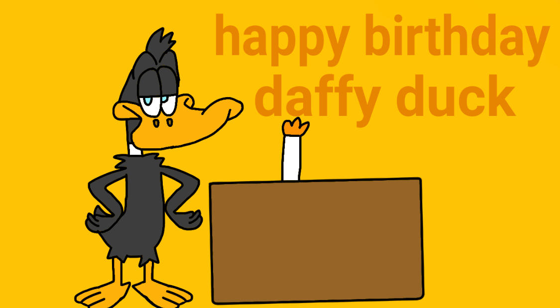 Happy birthday to daffy duck by fiendfuntime on DeviantArt