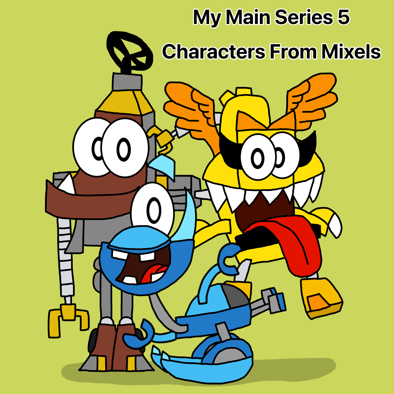 Mixels Character Design My Main Series 5 Characters From Mixels by fiendfuntime on DeviantArt