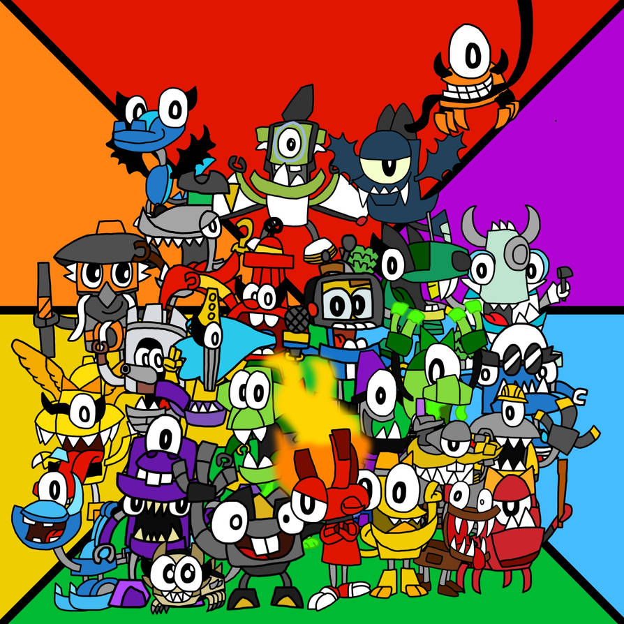 Mixels Fanart Mixels: Tribe Leaders by fiendfuntime on DeviantArt