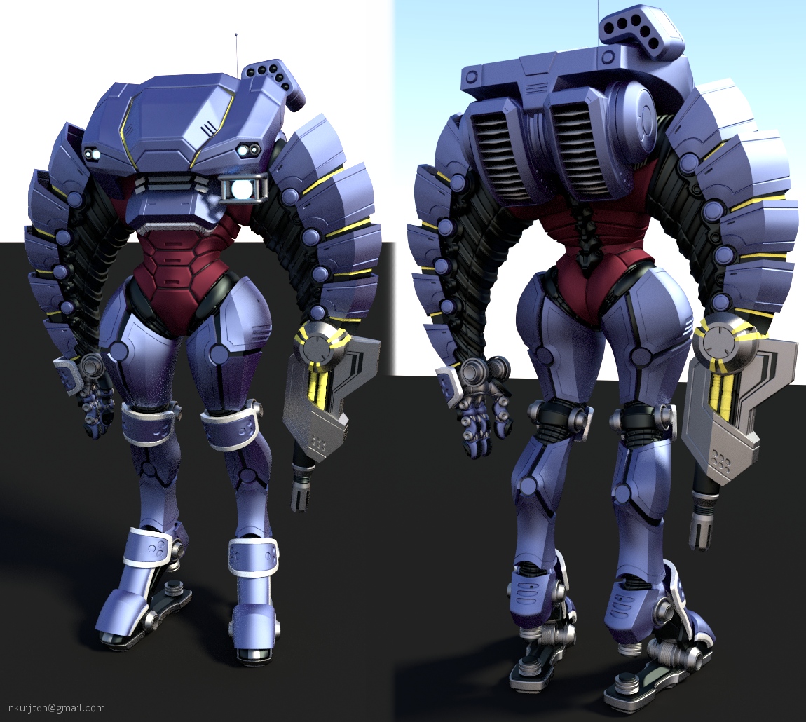 Mech armor suit wip