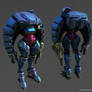 Mech armor suit lowpoly