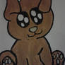 Cartoon dog painting