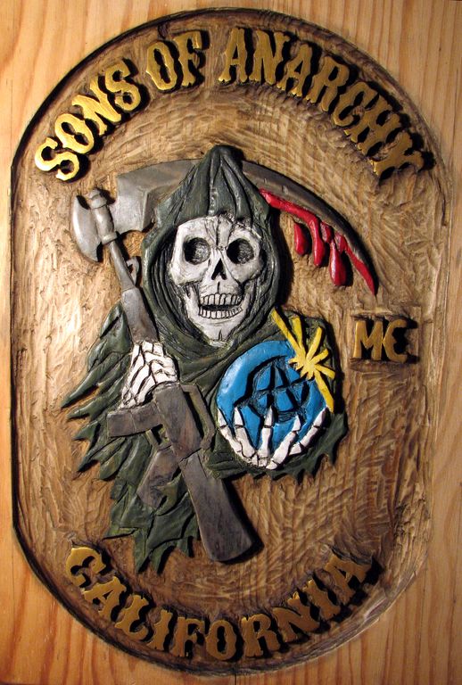 Sons of anarchy - wood carving