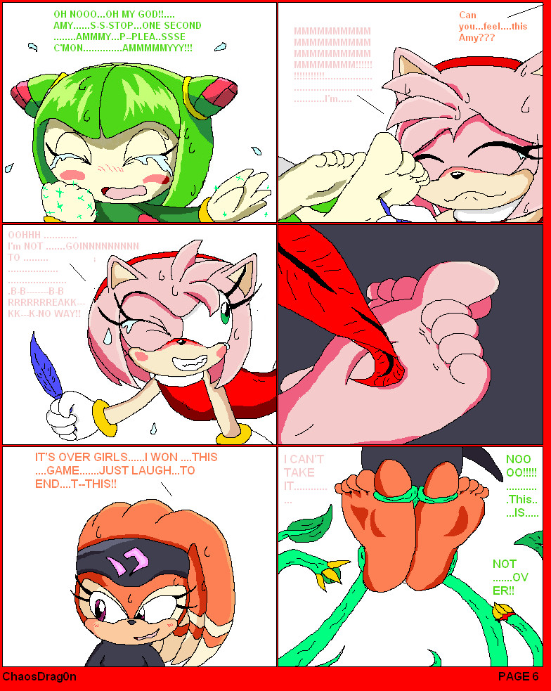 Amy rose feet tickle fruitgems.